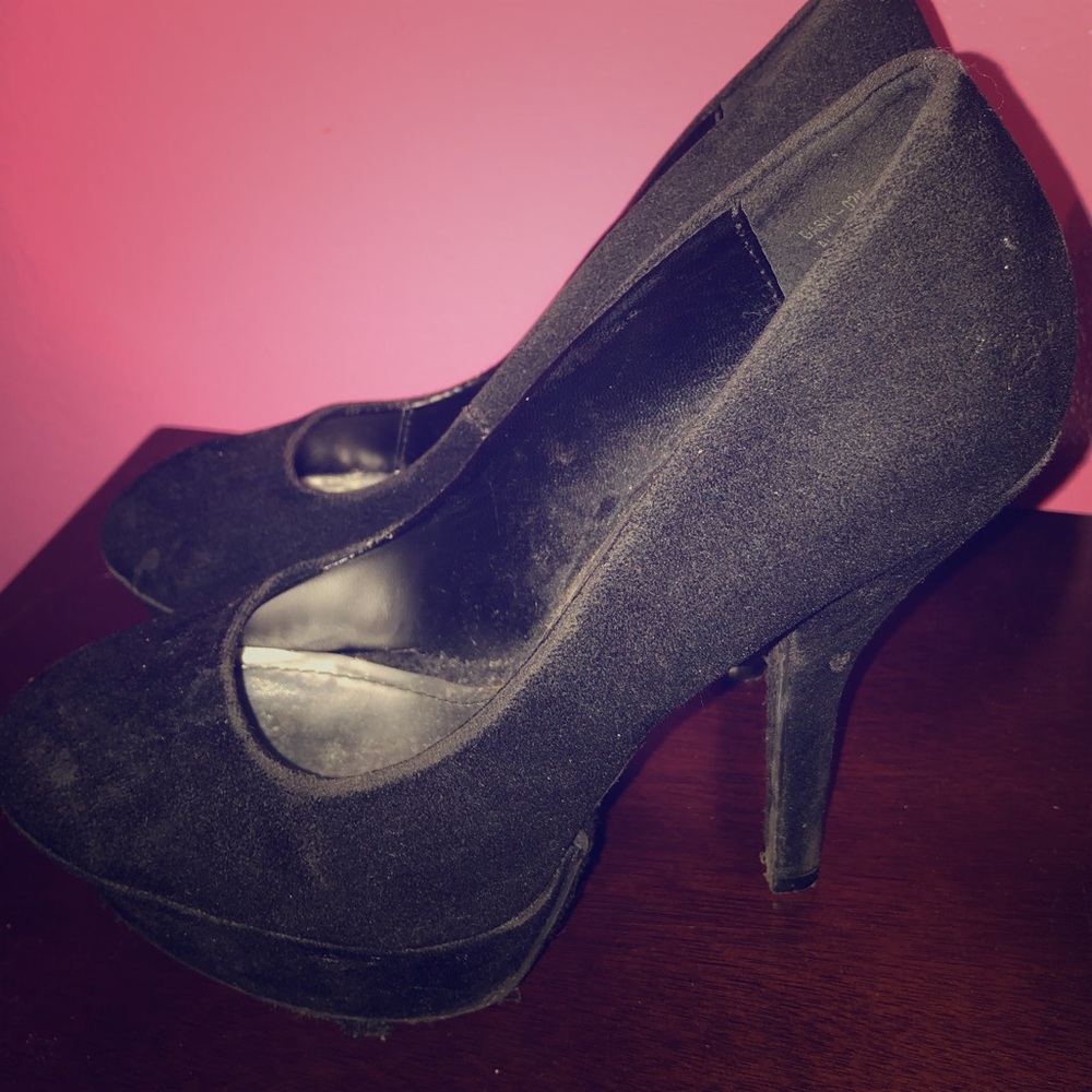 Black heels